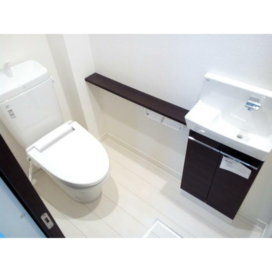 【トイレ】 | アスピオスヴィラ | ゆったりとした空間のトイレです