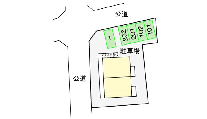 エルディム野川の区画図