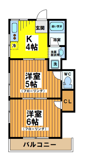 【間取り】 | 松ノ木第1ハイデンス