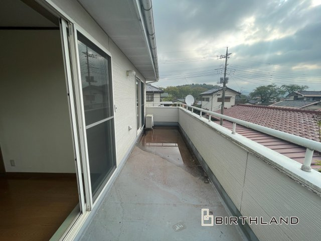 中古戸建・中古住宅　桐生市相生町2丁目　相生小学校・相生中学校のバルコニー