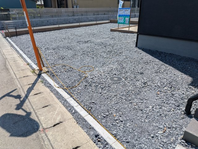 第1　常総市相野谷町　新築戸建て　3号棟の駐車場