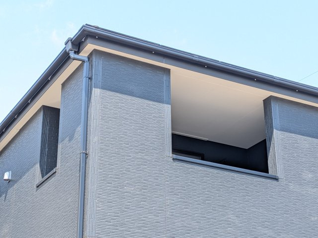 第1　常総市相野谷町　新築戸建て　3号棟のバルコニー