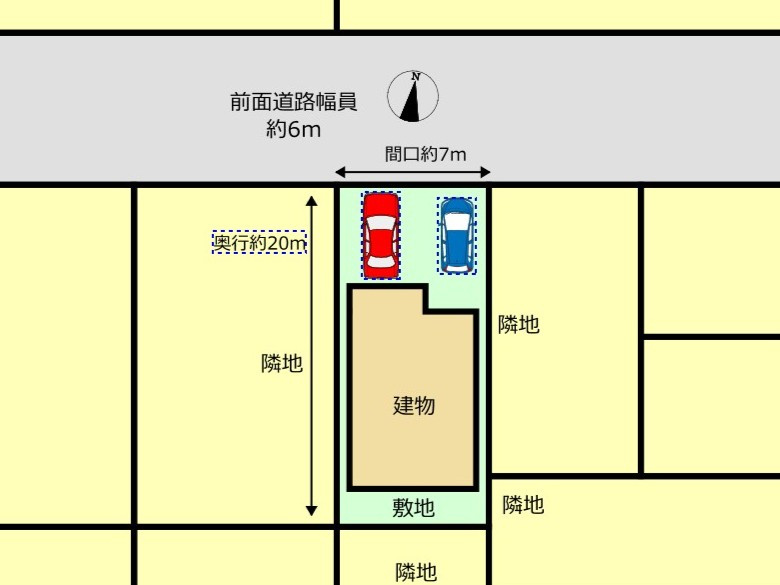 リフォーム済中古戸建　岐阜市粟野西7丁目　昭和55年築の区画図