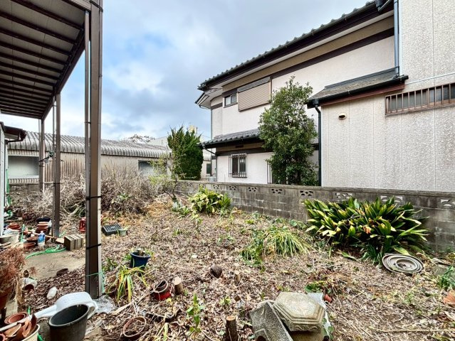 神栖市土合南　中古戸建の庭