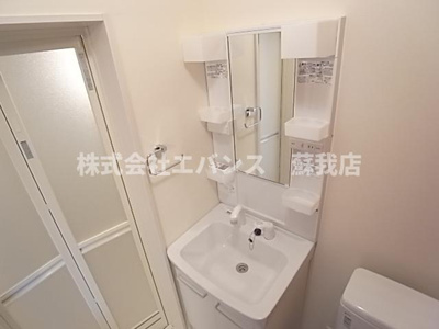【洗面所】 | プラーナ蘇我 | 忙しい朝には欠かせない洗面所です