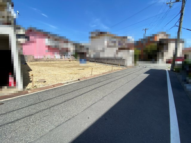 明石市西明石町5丁目　土地の前面道路含む現地写真