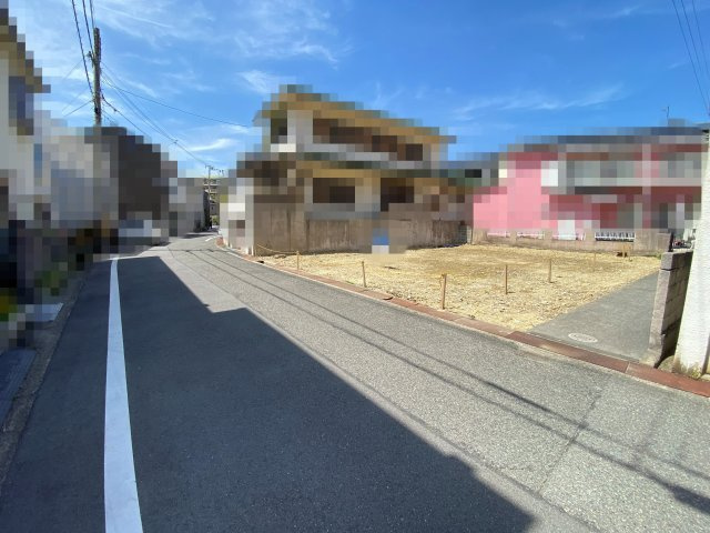 明石市西明石町5丁目　土地の前面道路含む現地写真