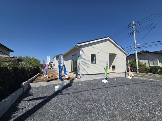 新築　前橋市粕川町新屋第1　2号棟　Cradle Gardenの外観|現地写真　2026年3月完成！随時ご内覧可能です。お気軽にご連絡ください！
