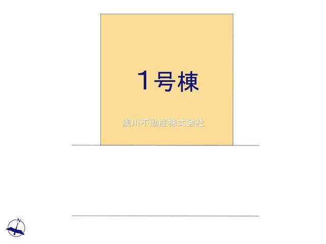 八王子市　めじろ台　新築一戸建ての区画図|～敷地67坪超、南道路に面している整形地～