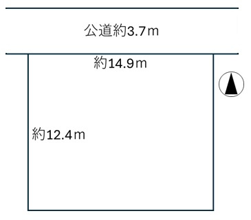 明石市藤が丘2丁目　土地の土地図