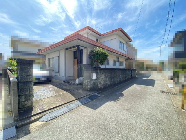 明石市藤が丘2丁目　土地の前面道路含む現地写真