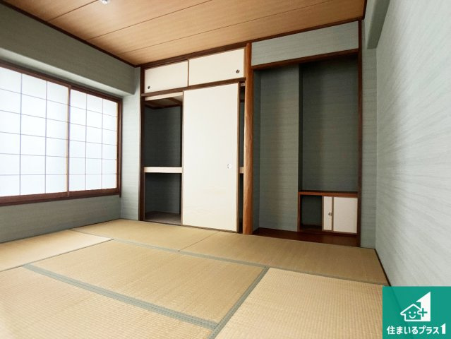ディオ・フェルティ須磨名谷の和室|一室あると便利な和室は客間としてだけでなく、小さなお子様のプレイルームや食後のくつろぎスペースとしてもご利用いただけます。収納もついていますので大活躍間違いなし！
