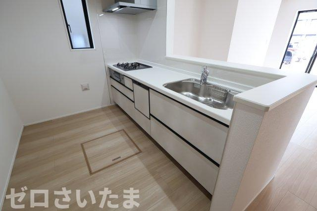 《仲介手数料無料》ふじみ野市上福岡５丁目8-7新築一戸建てグラファーレのキッチン