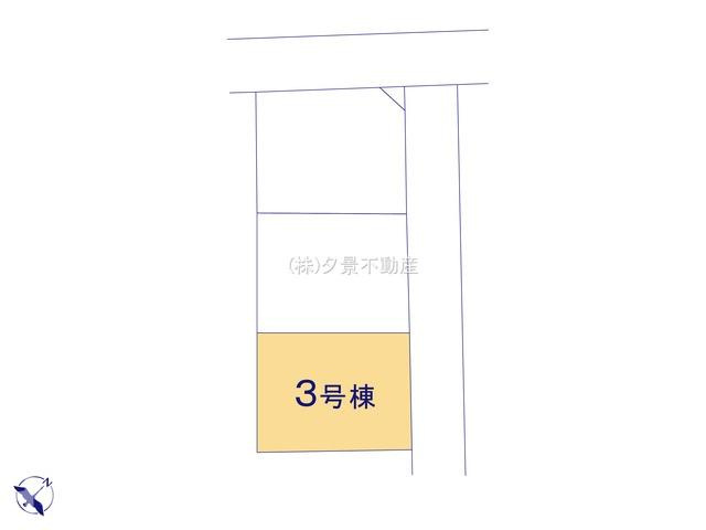 《仲介手数料無料》ふじみ野市上福岡５丁目8-7新築一戸建てグラファーレの区画図