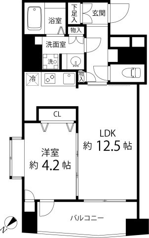 レニール本駒込の間取り