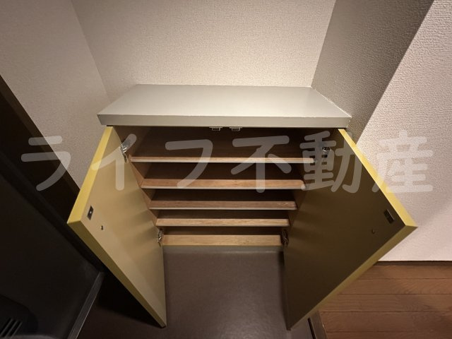 アフロディ布市の収納|こまごまとしたものを収納できそうですね