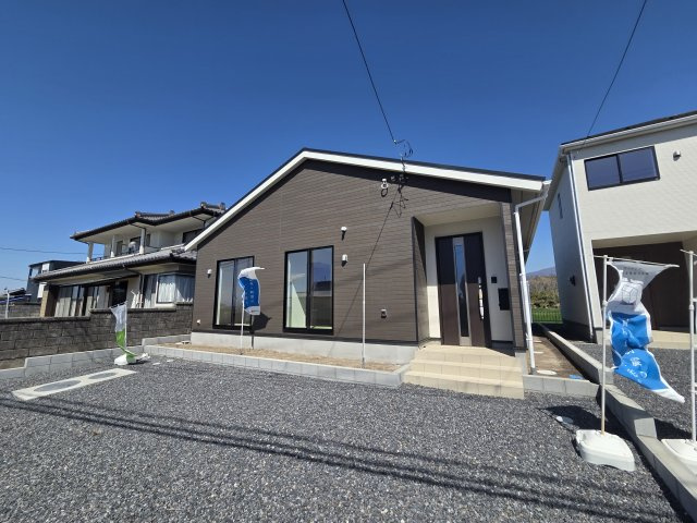 新築　前橋市粕川町新屋第2　1号棟　Cradle Gardenの外観|現地写真　2026年3月完成！随時ご内覧可能です。お気軽にご連絡ください！