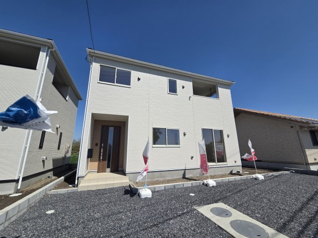新築　前橋市粕川町新屋第2　3号棟　Cradle Gardenの外観|現地写真　2026年3月完成！随時ご内覧可能です。お気軽にご連絡ください！