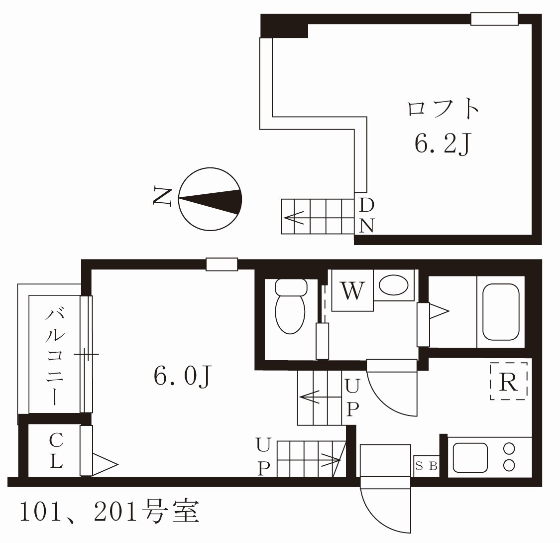 クレーシェレ瑞穂の間取り