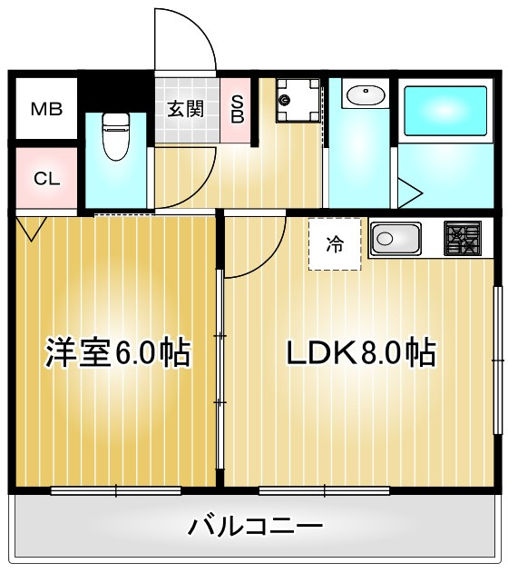 エクセルフルール｜名古屋市の賃貸ならMy賃貸の間取り|エクセルフルール
