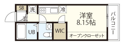 イリス草津東の間取り