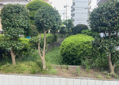 【庭】 | 東急ドエルアルス淵野辺 | 物件によっては、入居者が個人的に使用できる専用庭がついているものもあります。また、住宅の中にある土間の部分を庭と呼ぶこともあります。庭の用途は住む人によって変わり、それによってデザインもさまざまです。