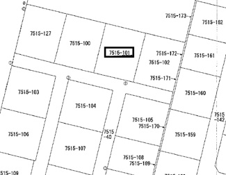 【土地図】 | 山陽小野田市赤崎一丁目土地（92坪） | 前面道路に持分はなしですが、通行地役権を取得できる予定です！
