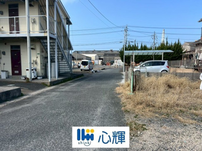 【前面道路含む現地写真】 | 山陽小野田市赤崎一丁目土地（92坪）
