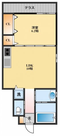 SS福田B棟の間取り