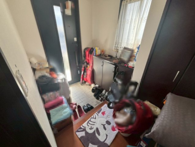 芳賀郡市貝町　中古戸建の玄関