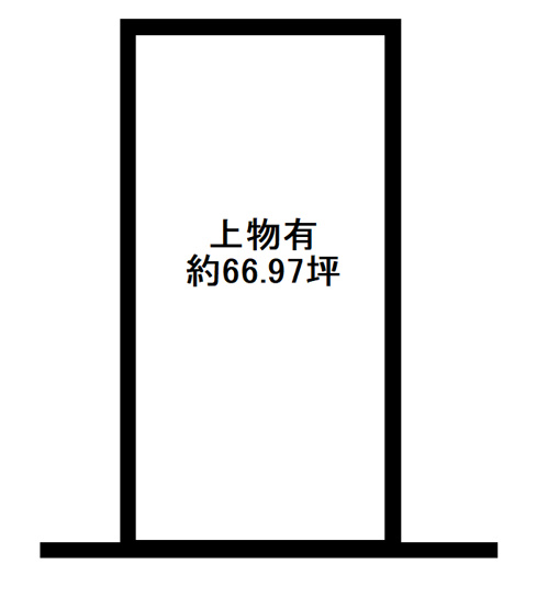 【土地図】 | 亀岡　古世町三丁目　建築条件無し売土地