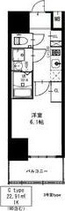 エスリードレジデンス大阪福島サウスフラッツの間取り