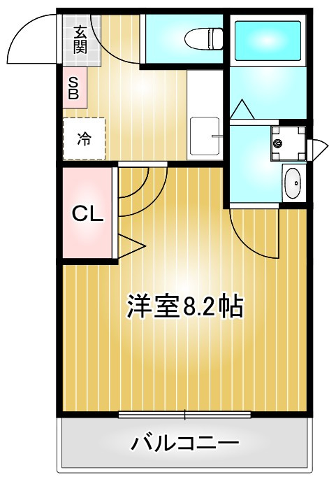 リブレア日比野西A棟|名古屋市の賃貸ならMy賃貸の間取り|リブレア日比野西A棟