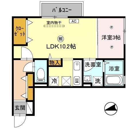 【間取り】 | パストラルＫＡ棟