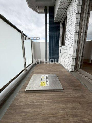 プレサンスOSAKA DOMECITYビーツのバルコニー