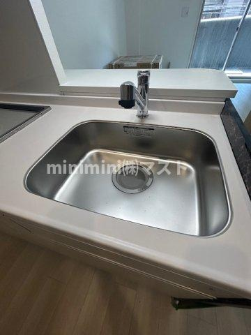 大阪市中央区農人橋２丁目の賃貸マンションのキッチン