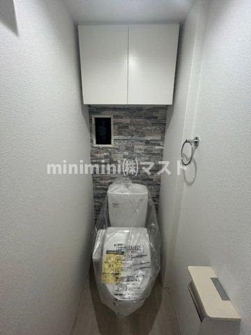 大阪市中央区農人橋２丁目の賃貸マンションのトイレ