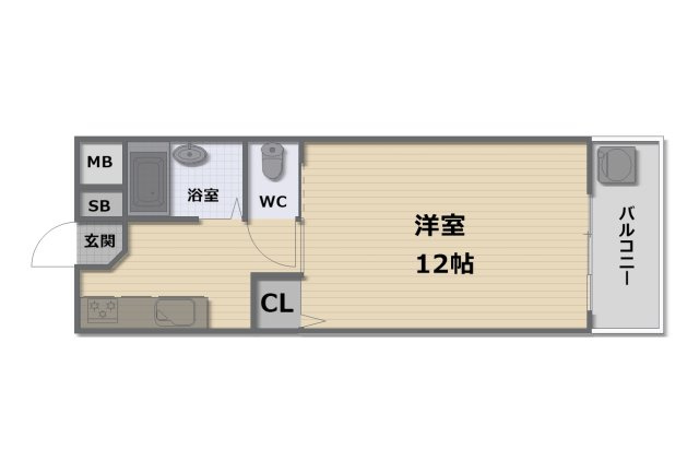 シャトレ和の間取り