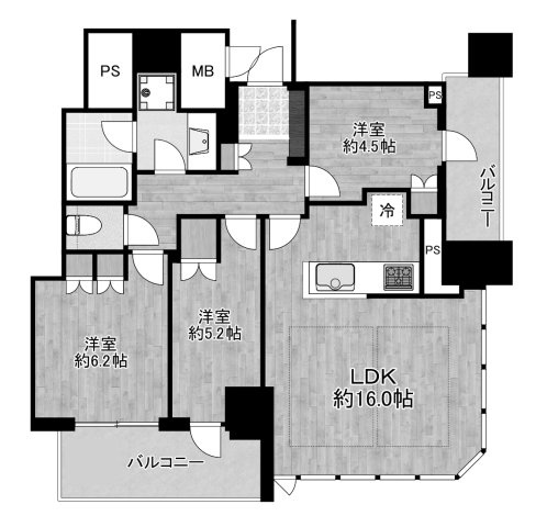 プレミストタワー大阪新町ローレルコート