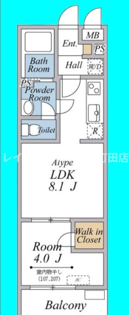 リブリ・Forestria※初期費用分割あと払いサービス利用可能物件の間取り