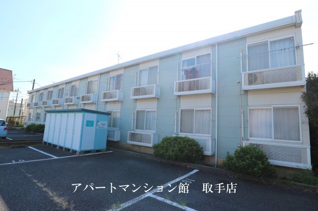 レオパレスハーヴェスト湖北の外観|画像1