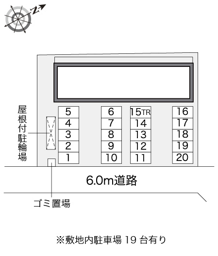 レオパレスハーヴェスト湖北の地図