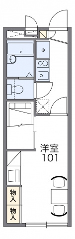 レオパレスISLANDⅡの間取り|画像2