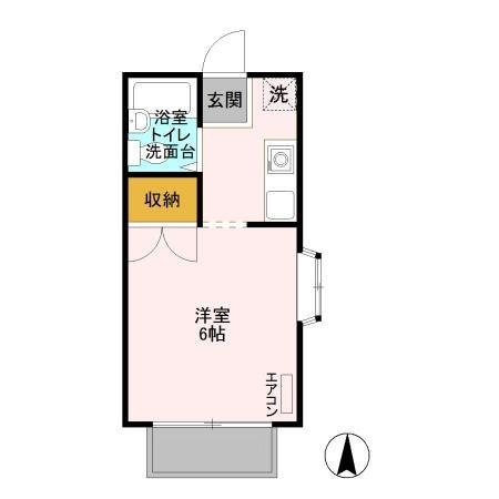 グリーンプラザ Bの間取り