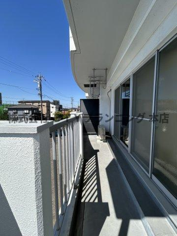仲介手数料0円！オクトⅡのバルコニー