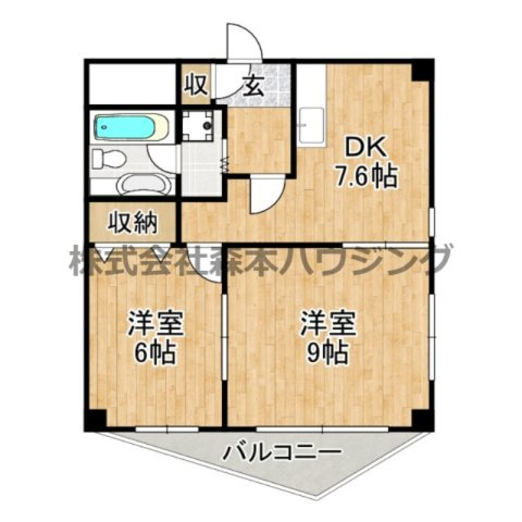 【間取り】 | 　イーストヒルズ東香里