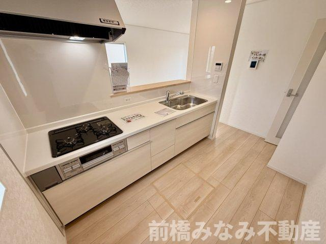 【新築】前橋市粕川町新屋第2　３号棟(全３棟)　クレイドルガーデン　新築建売分譲のキッチン|使いやすいキッチンです