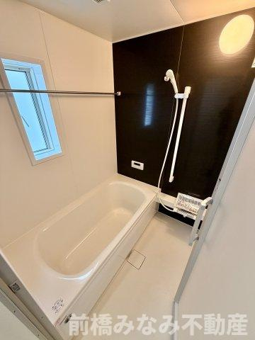 【新築】前橋市粕川町新屋第2　３号棟(全３棟)　クレイドルガーデン　新築建売分譲の浴室|きれいなお風呂です