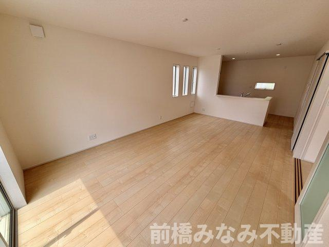 【新築】高崎市倉賀野町第2　１号棟(全２棟)　クリエートの家　新築建売分譲の居間・リビング|居間です