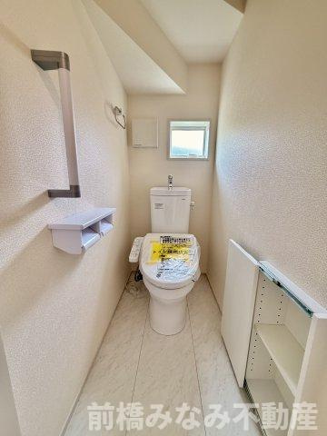 【新築】高崎市倉賀野町第2　１号棟(全２棟)　クリエートの家　新築建売分譲のトイレ|落ち着いた色調のトイレです